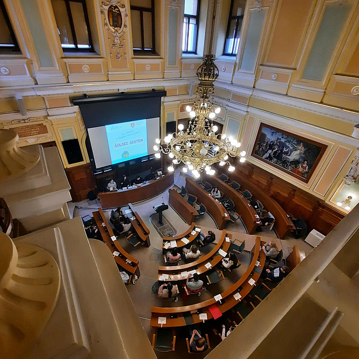 Ledinska parlamentarka Emma Faganel na 36. MOP-u