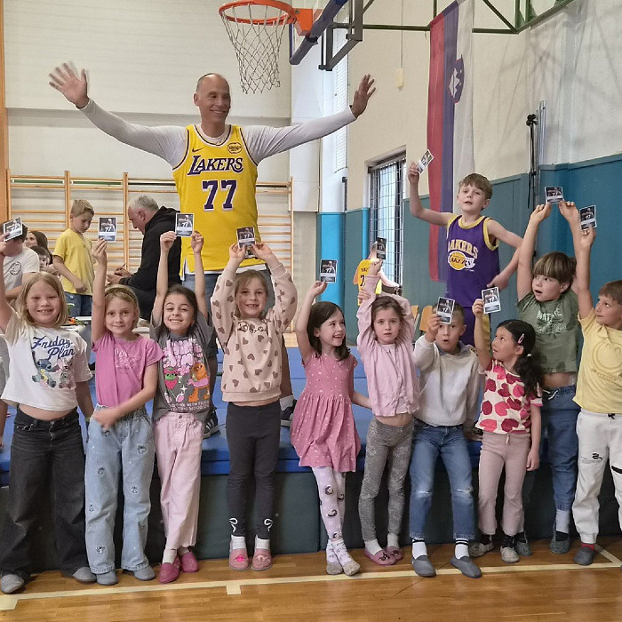 Zaključek športne bralne značke s Sašo Dončićem