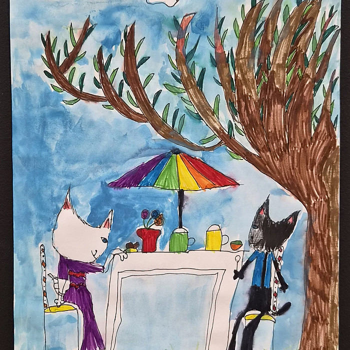 Oleksandrina ilustracija med najboljšimi v Narodni galeriji
