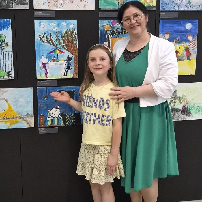 Oleksandrina ilustracija med najboljšimi v Narodni galeriji